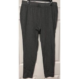 Philosophy Republic Clothing Leggings Hematite Heather Grey Plus 1X NEW
